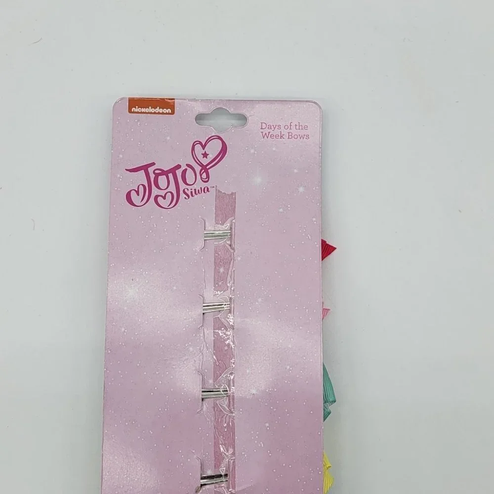 Jojo 7 Days Bow Set Girls Small Rainbow Glam Feminine Whimsical Fairy Festival